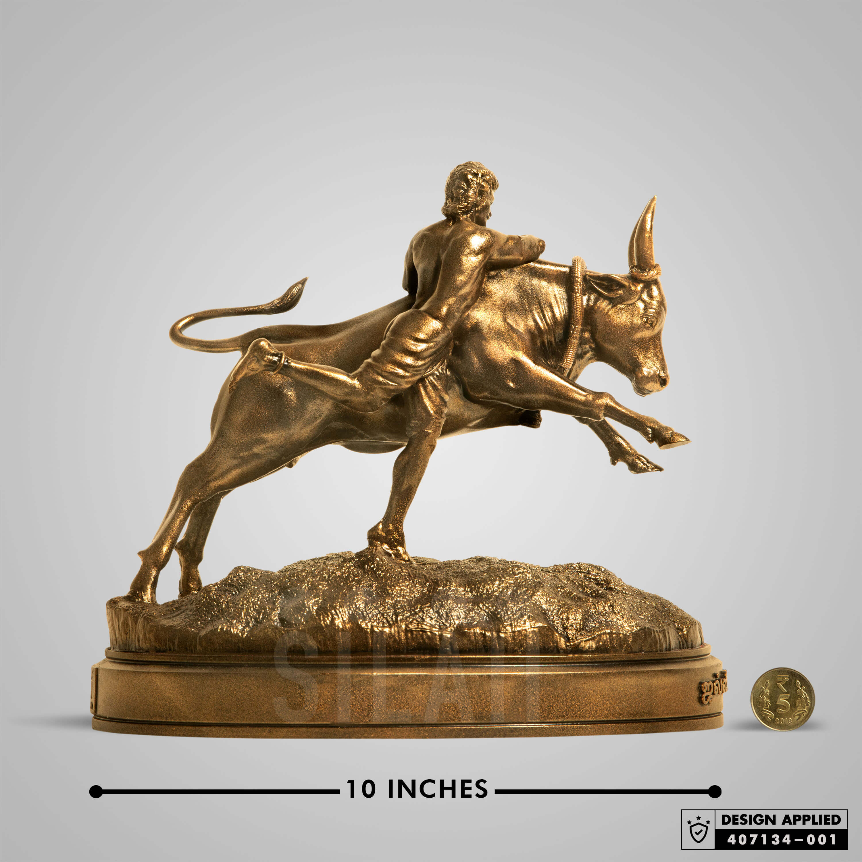 Jallikattu Action Sculpture