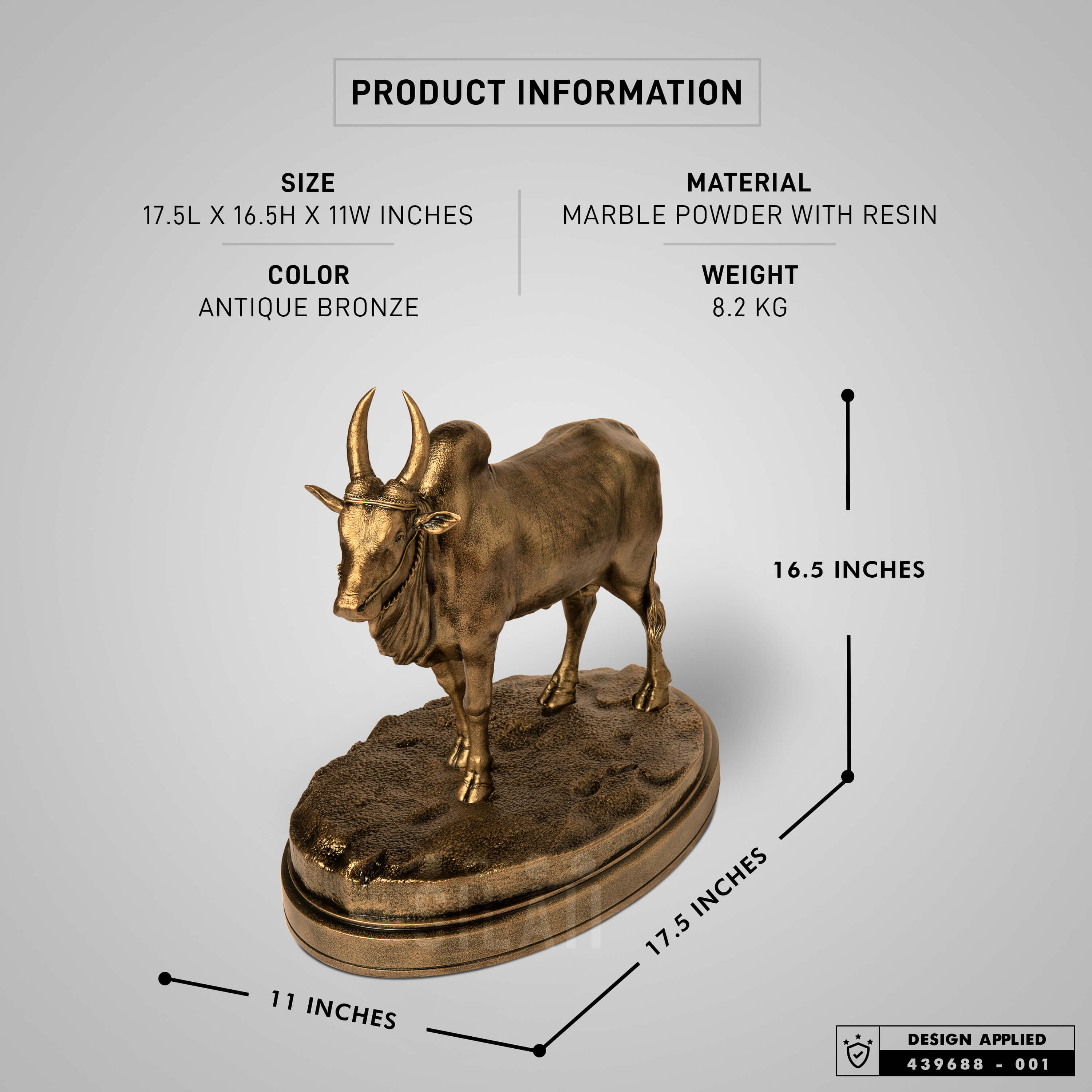 Kangayam Kaalai Bull Sculpture