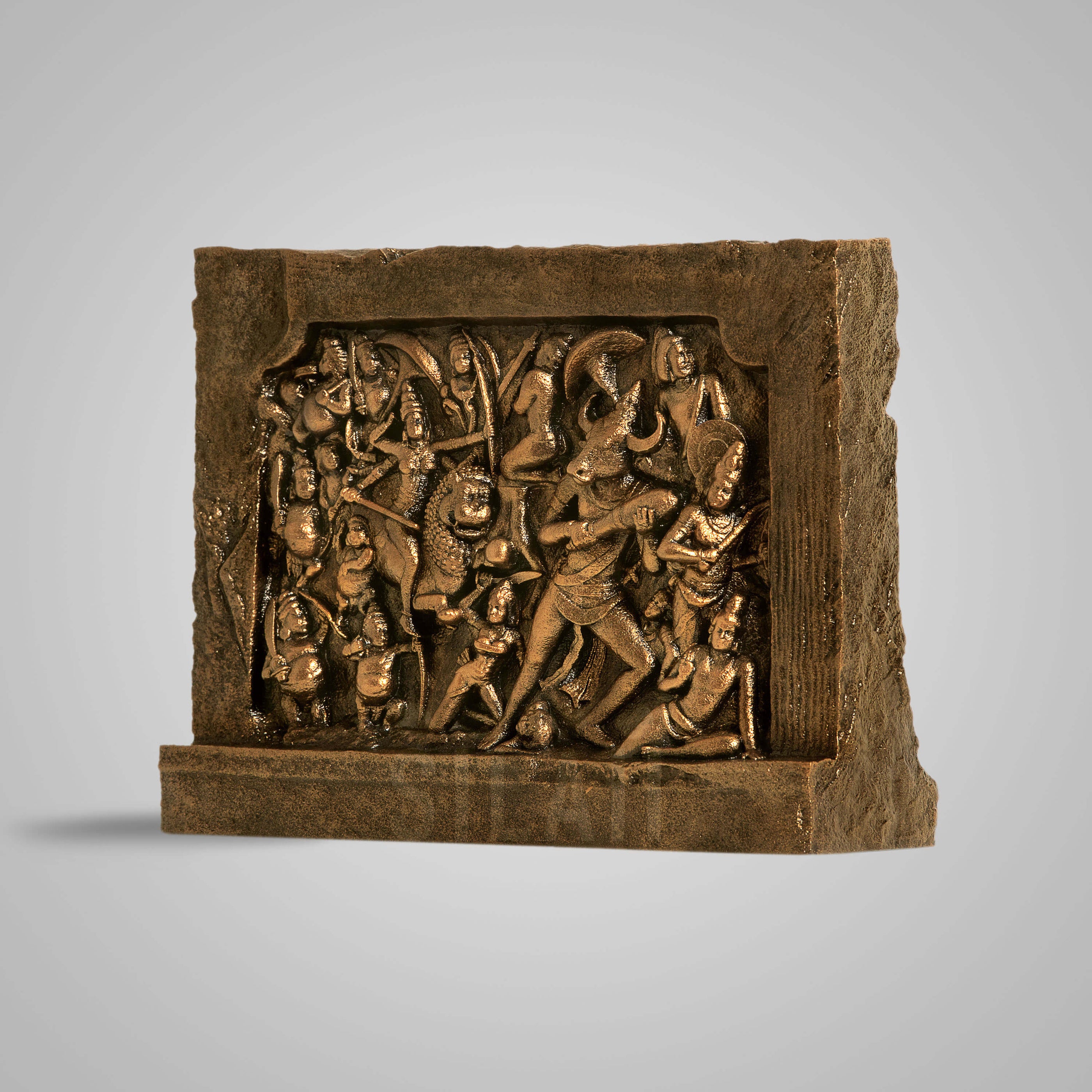 Replica of Mahishasura Mardini Relief Sculpture