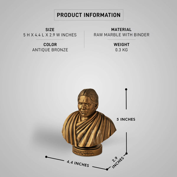 Anjalai Ammal Sculpture