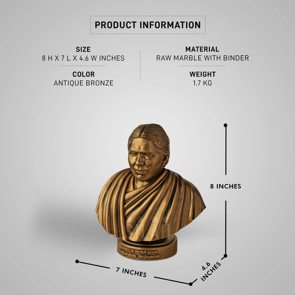 Anjalai Ammal Sculpture