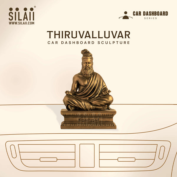 Thiruvalluvar Car Dashboard Sculpture