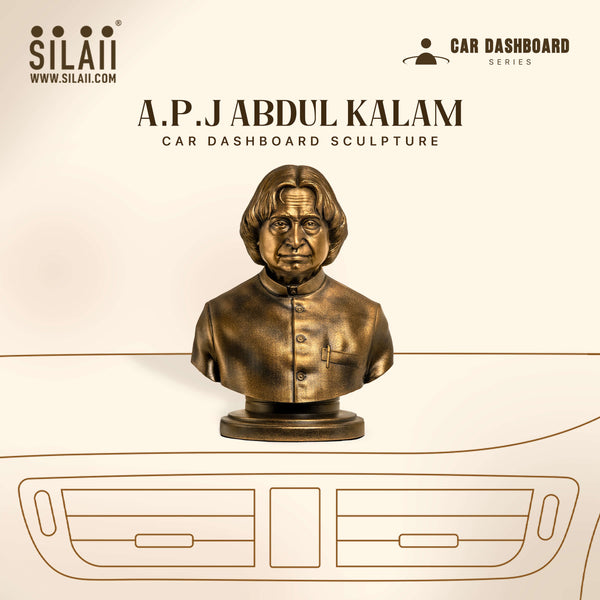Dr. A.P.J Abdul Kalam Car Dashboard Sculpture