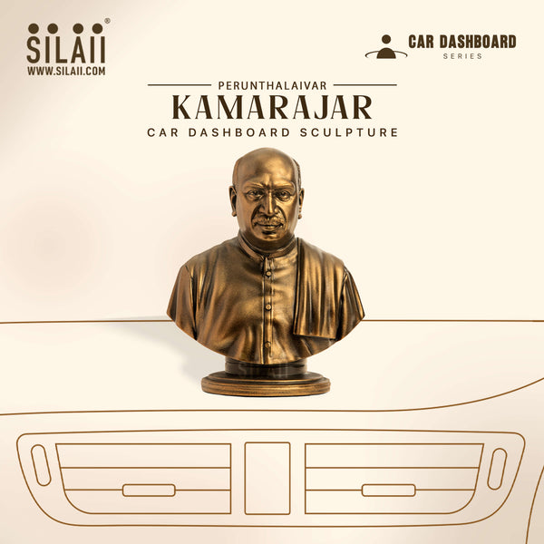 Perunthalaivar Kamarajar Car Dashboard Sculpture