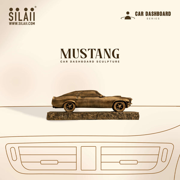 Mustang Car Dashboard Sculpture
