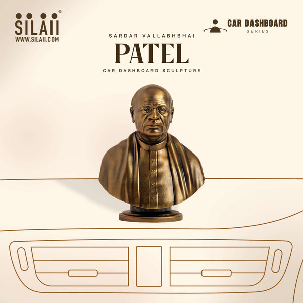 Sardar Vallabhbhai Patel Car Dashboard Sculpture