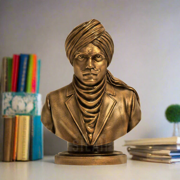 Mahakavi Bharathiyar Sculpture 5" - Campaign Edition