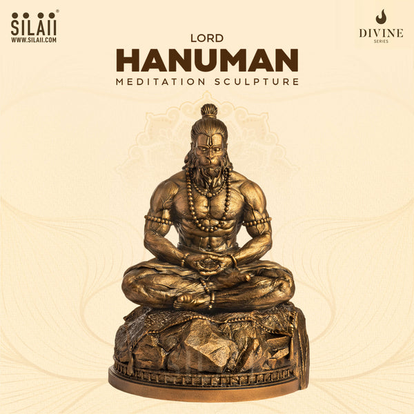 Lord Hanuman Meditation Sculpture