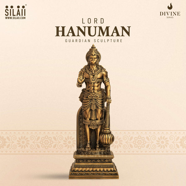Lord Hanuman Guardian Sculpture