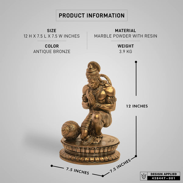 Lord Hanuman Blessed Sculpture
