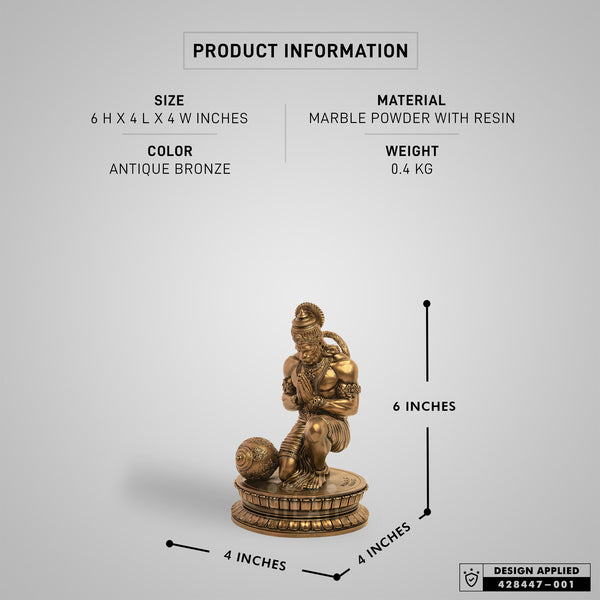Lord Hanuman Blessed Sculpture