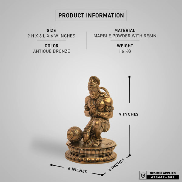 Lord Hanuman Blessed Sculpture