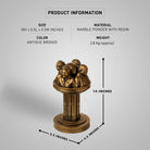 Majestic Dravidian Icons Pillar Sculpture - Periyar, Anna, Kalaignar, M.K. Stalin