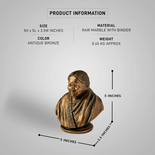 Puratchi Thalaivi Dr. J Jayalalithaa Sculpture