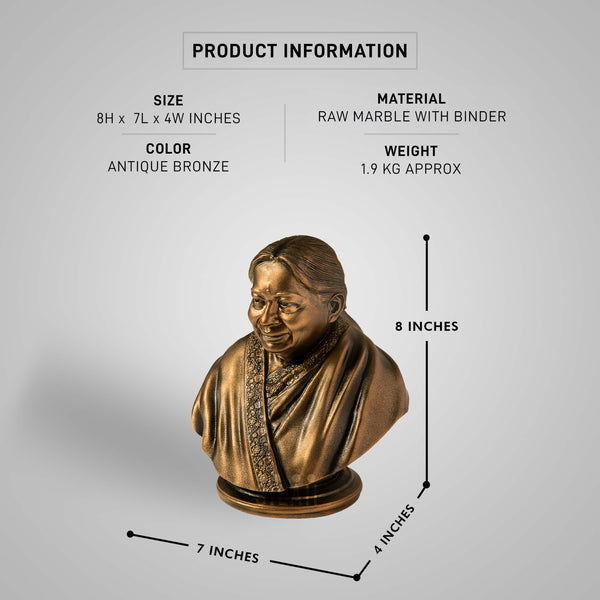 Puratchi Thalaivi Dr. J Jayalalithaa Sculpture