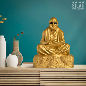 Kalaignar Karunanidhi Sitting Sculpture