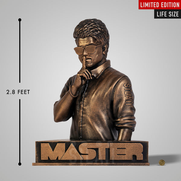MASTER Thalapathy Vijay Life Size Sculpture - 2.8 Feet
