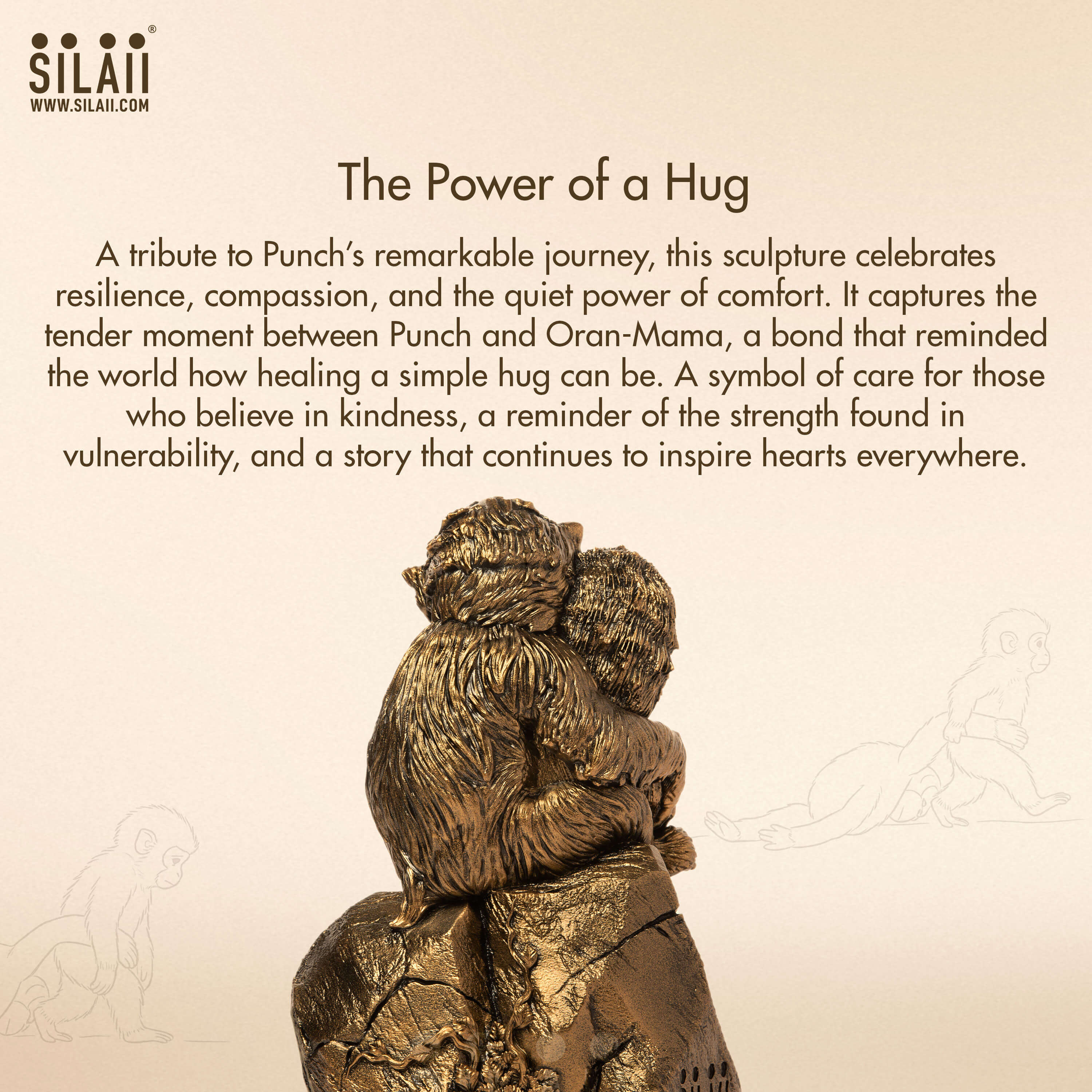 Baby Punch Sculpture | Japan's Viral Baby Monkey Punch | SILAII