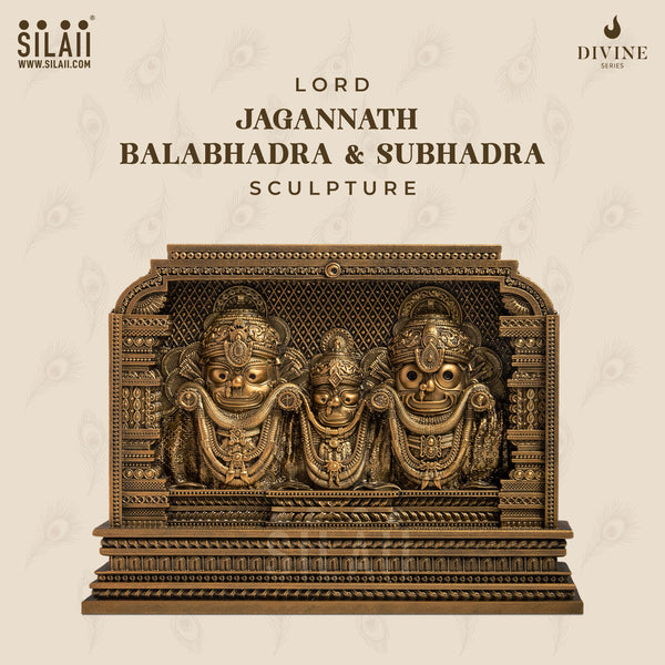Lord Jagannath Balabhadra & Subhadra Sculpture