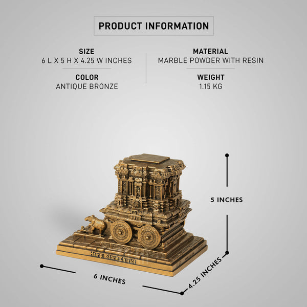 Hampi Stone Chariot Sculpture