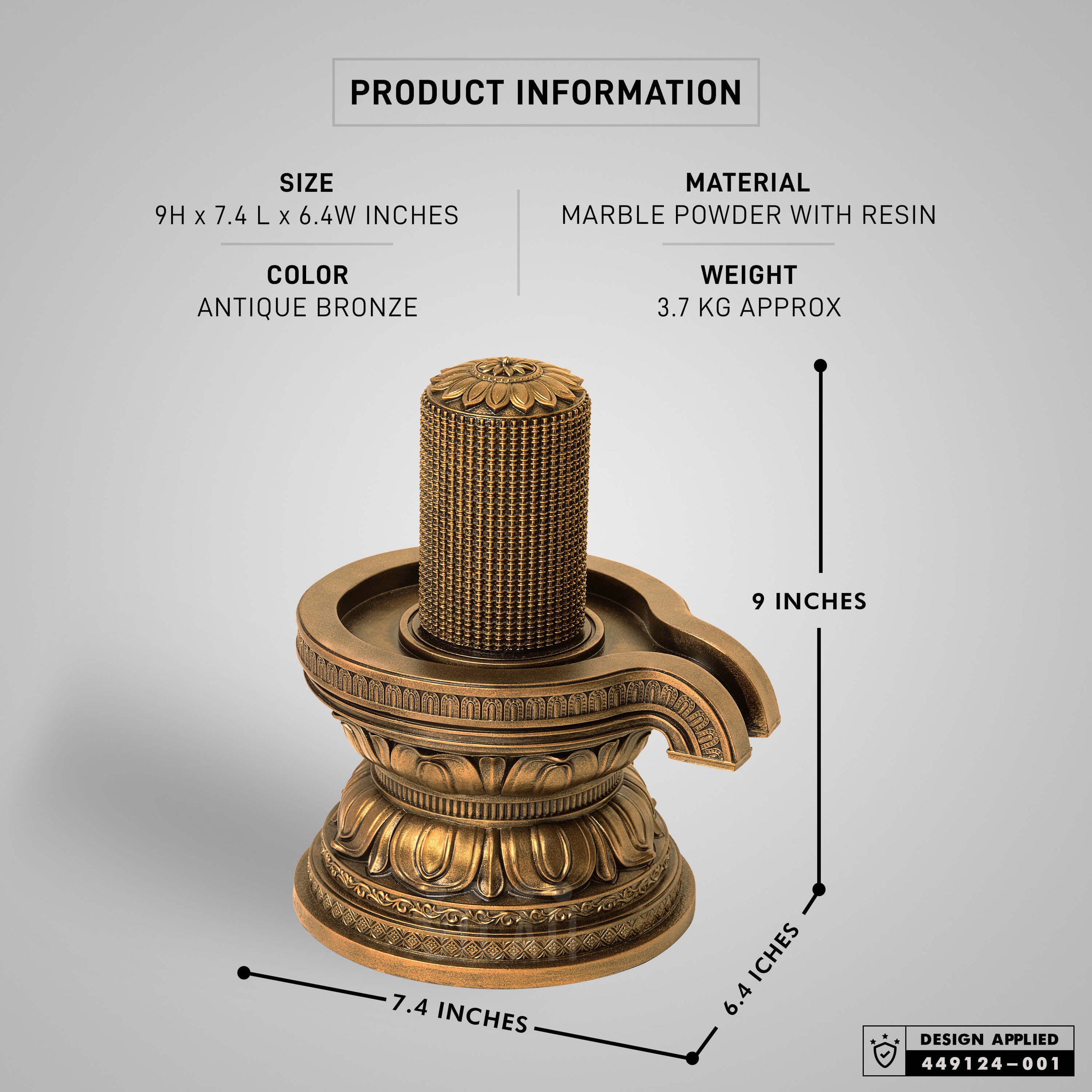 1008 Shiva Lingam Sculpture