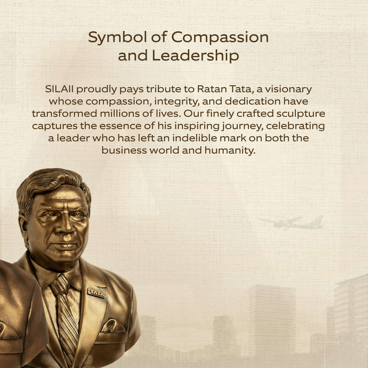 Ratan Tata Bust Sculpture | Buy Now | SILAII.COM