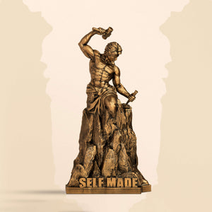 Self-Made Man Sculpture