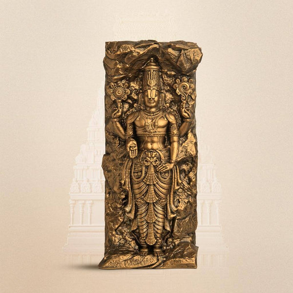 Lord Sri Venkateswara - Rock Relief Sculpture
