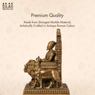 Shivaji Maharaj sitting on throne statue