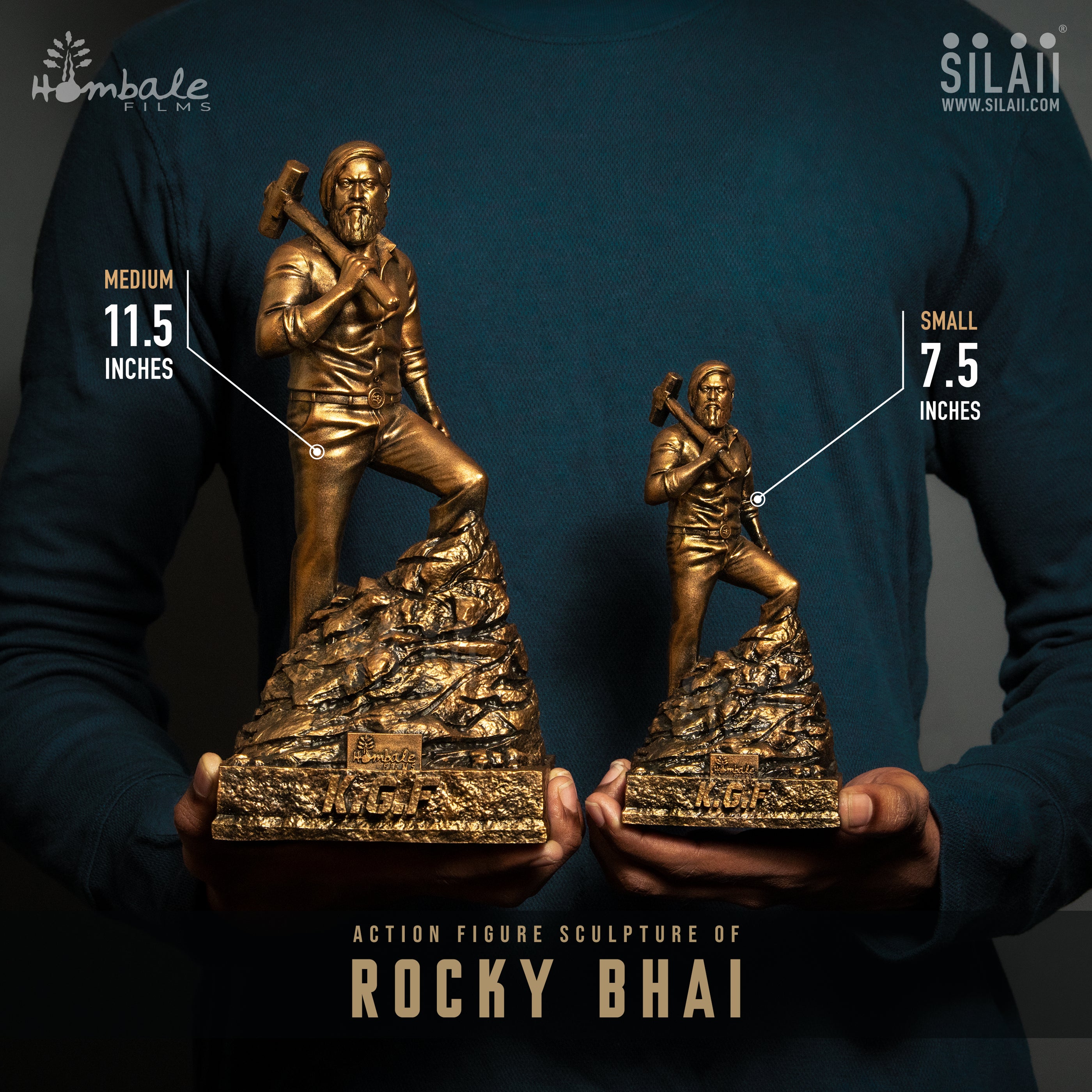 Action Figure Sculpture Of Rocky Bhai from KGF Universe