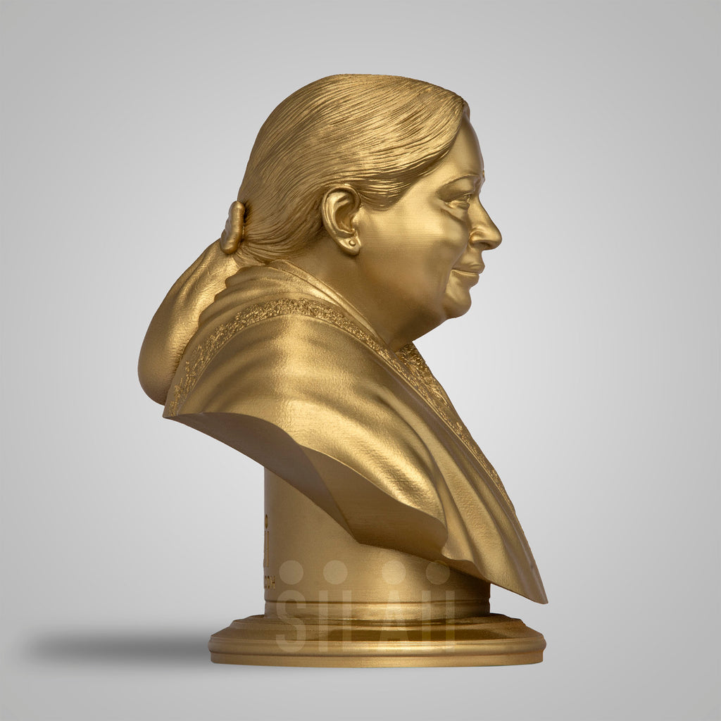 J Jayalalithaa Bust Sculpture