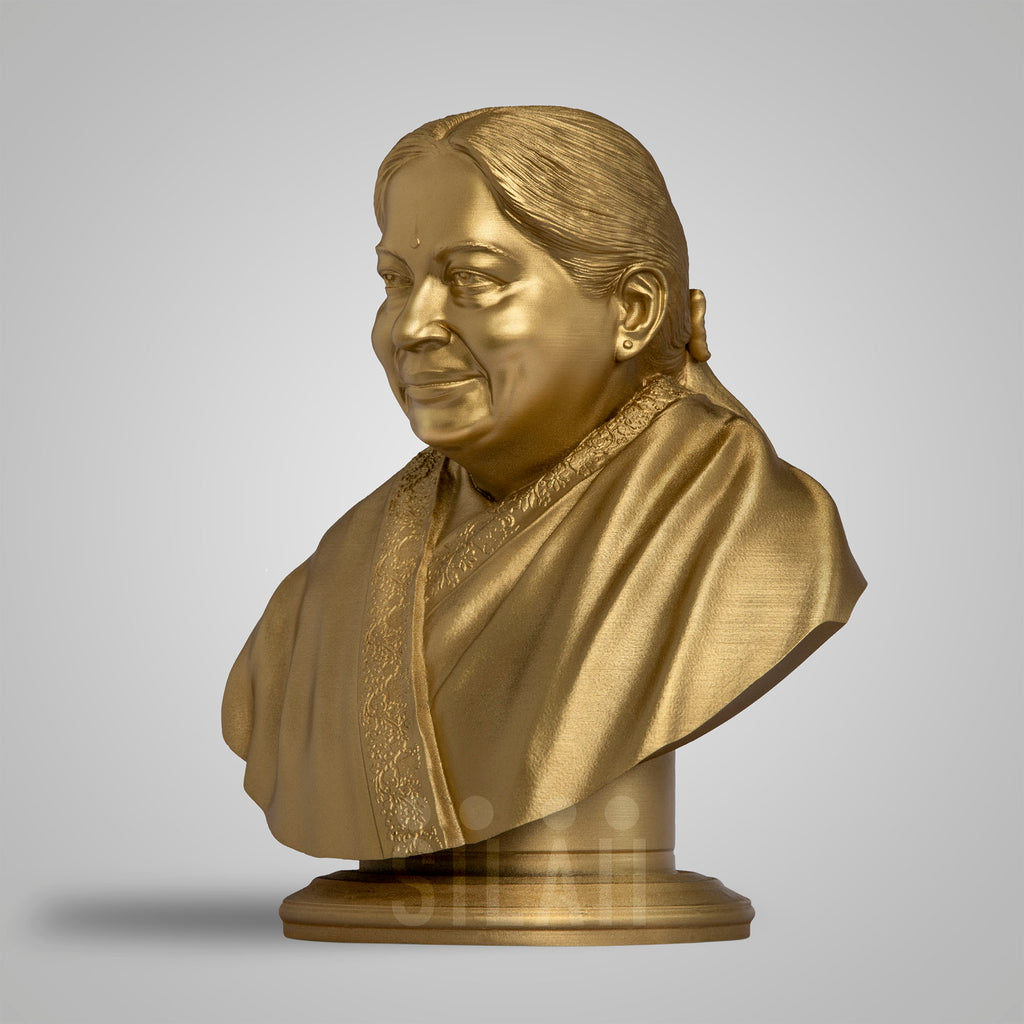 J Jayalalithaa Bust Sculpture