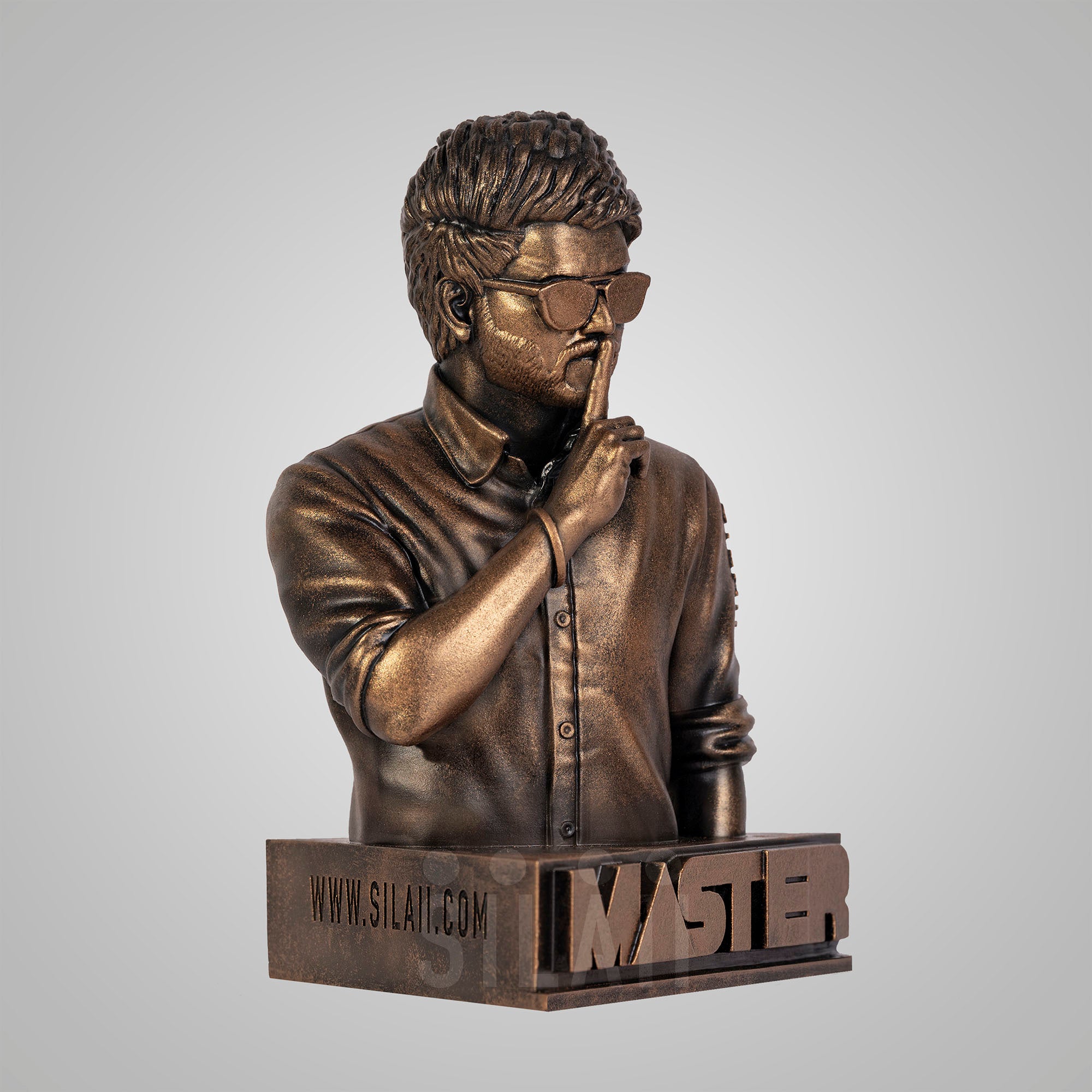MASTER Thalapathy Vijay Life Size Bust Sculpture - 2.8 Feet
