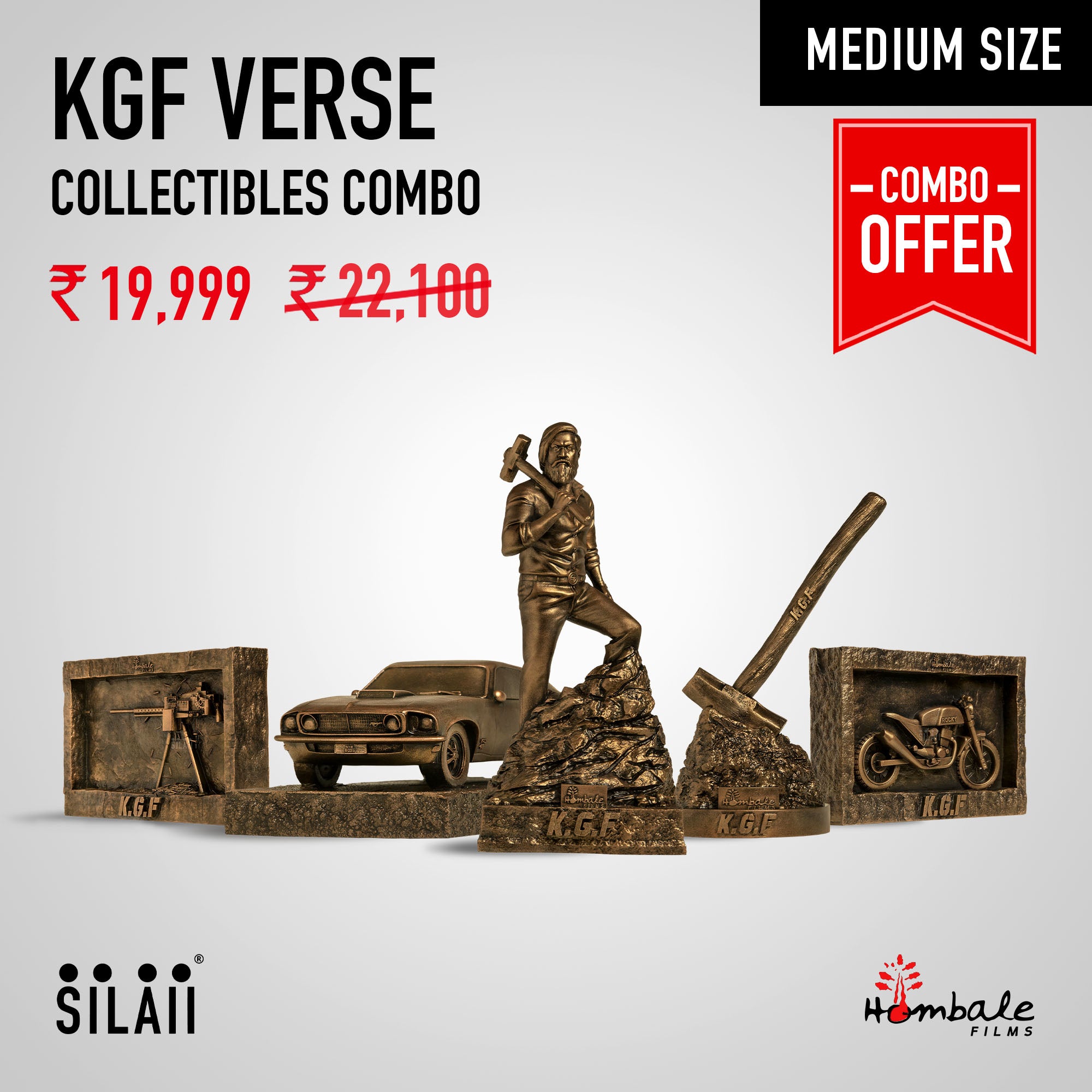 KGF Verse Collectibles Combo - 5 Sculptures